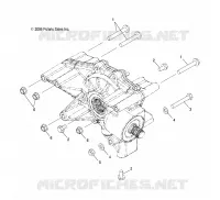 TRASMISSIONE, REAR SCATOLA INGRANAGGI MONTAGGIO