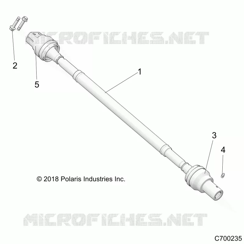 TRASMISSIONE, REAR PROP SHAFT
