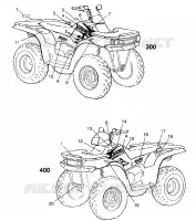 DECALS XPRESS 300 W969530 AND XPRESS 400 W969540 (4935923592A009)