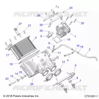 ENGINE, PRESA D'ARIA MANIFOLD