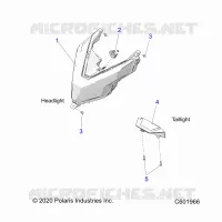 ELETTRICO, HEADLIGHT AND TAILLIGHT