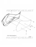 RIGHT HAND SIDE PANEL HEAT SHIELD AND HARDWARE 1 UP