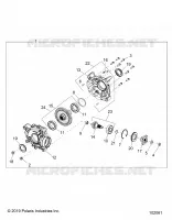 TRASMISSIONE, REAR GEARCASE INTERNALS