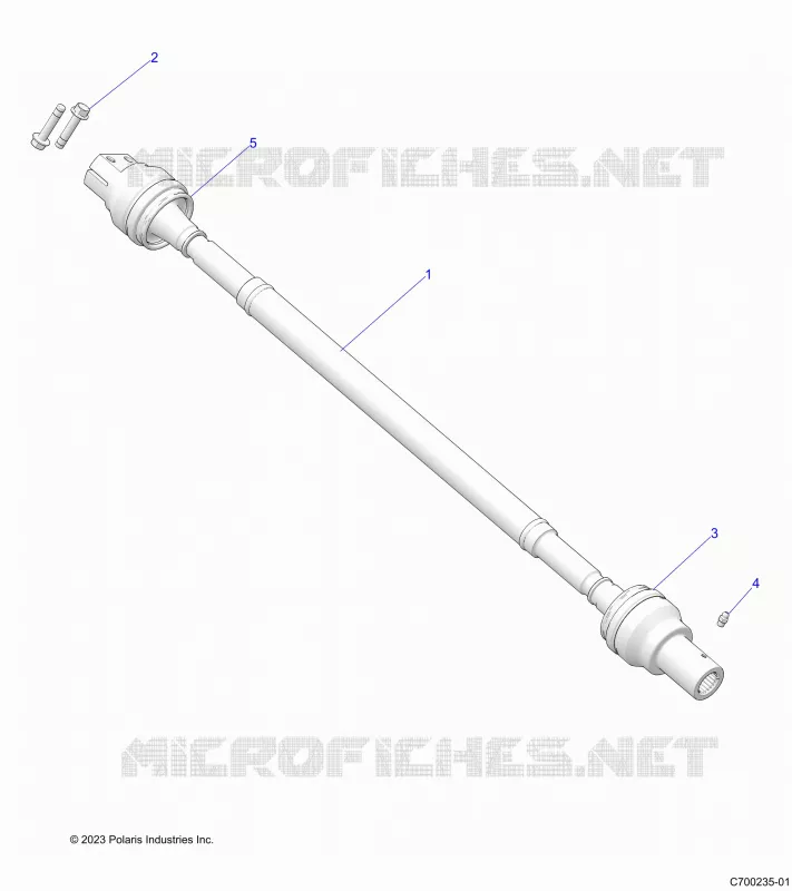 TRASMISSIONE, REAR PROP SHAFT