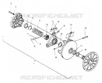 TRASMISSIONE FRIZIONE ASSEMBLY  440 XCR SP X951660 (4932833283C001)