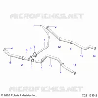 ENGINE, SISTEMA DI RAFFREDDAMENTO, HOSES