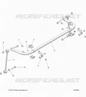 SUSPENSION, REAR BARRA DI STABILIZZAZIONE