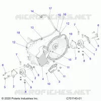 TRASMISSIONE, GEARCASE, MAIN, MOUNTING