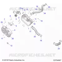 TRASMISSIONE, CLUTCH COVER AND DUCTING
