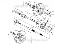 TRAZIONE POSTERIORE MONTAGGIO Trail Boss W958527 (4930323032C002)