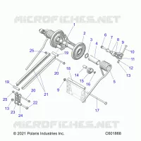 SUSPENSION, POSTERIORE COPPIA ARM