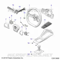 CONTROLS, HAND CONTROLS MANUAL- T23AAFGB/HB/PGD/HD/RGB/HB ALL OPZIONI (C0513688)