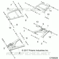 SOSPENSIONE POSTERIORE CONTROL ARMS