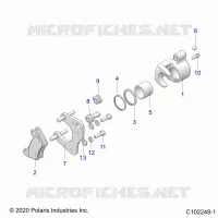 BRAKES, BRAKE PINZA FRENO ANTERIORE (TO 8/16/2021)