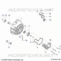 ENGINE, SISTEMA DI RAFFREDDAMENTO AND WATER PUMP