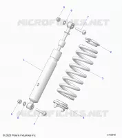 SUSPENSION, REAR SHOCK MONTAGGIO