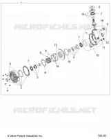 TRASMISSIONE, FRONT GEARCASE