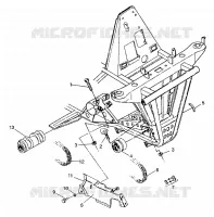 TRANSMISSIONE ANTERIORE MONTAGGIO 6X6 250 W938727 (4924092409012A)