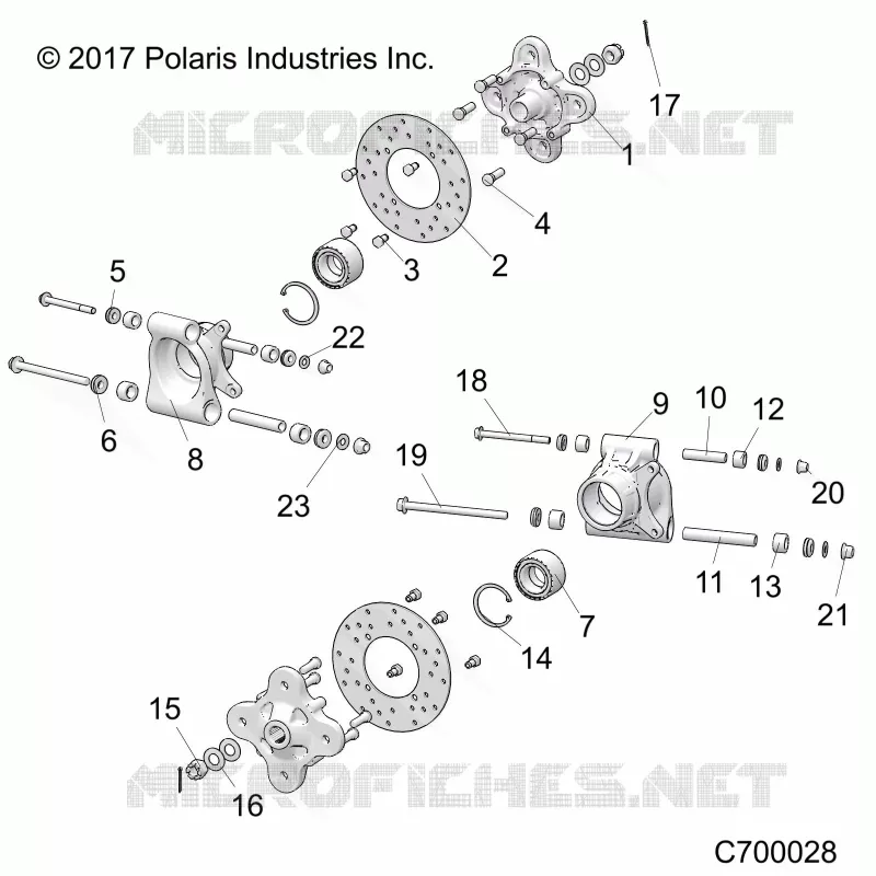 SUSPENSION, PORTAPACCHI POSTERIORE
