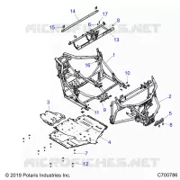 CHASSIS, MAIN FRAME AND SCIARED PLATES