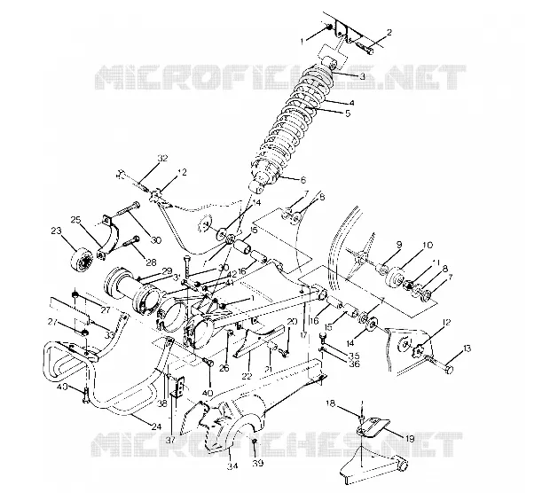 SWING ARM WELDMENT (MIDDLE) (4915951595026A)