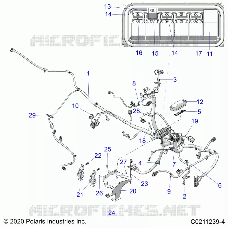 ELETTRICO, MAIN WIRE HARNESS