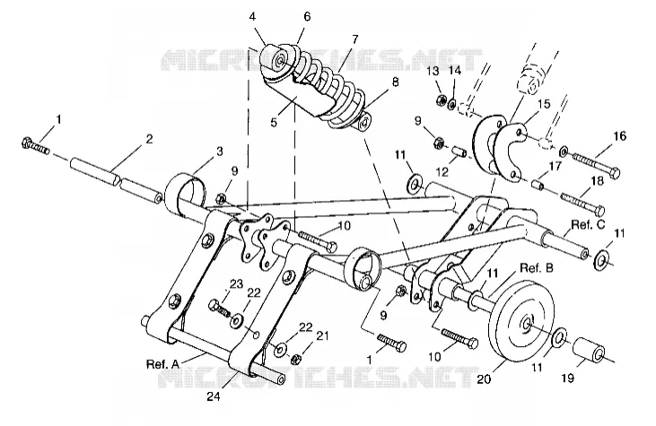 ANTERIORE COPPIA ARM SUPER SPORT E940743 (4927372737019A)