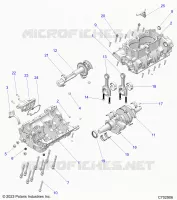 ENGINE, CRANKCASE, ALBERO MOTORE