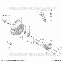 ENGINE, SISTEMA DI RAFFREDDAMENTO AND WATER PUMP