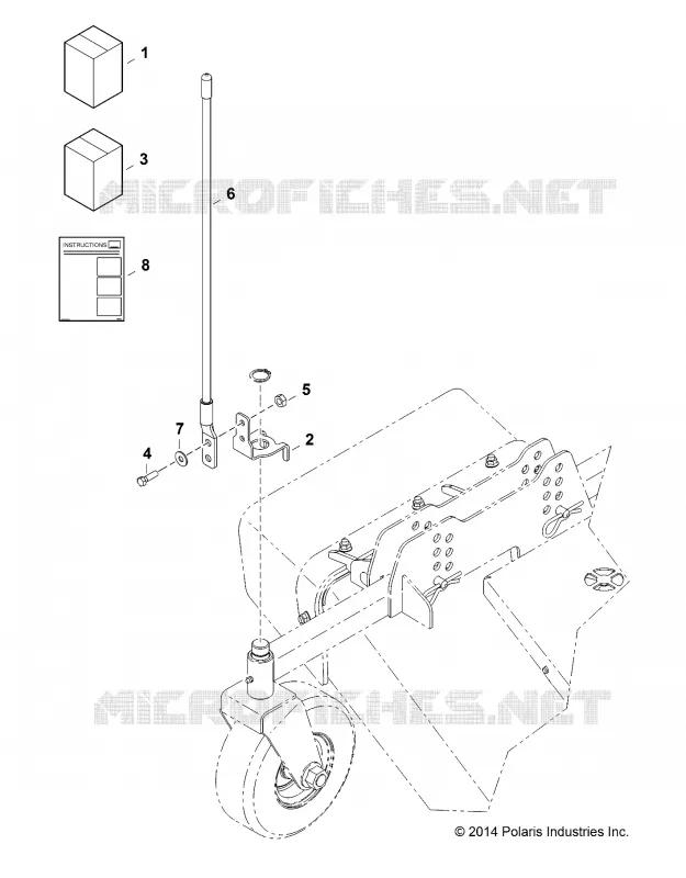 PARTI INDICATORE TOSAERBA ROD