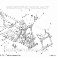 TELAIO, FRONT CAB SUPPORTS