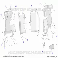 CARROZZERIA POSTERIORE CLOSEOFF, SIDE PANELS