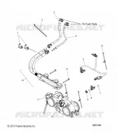 SISTEMA DI ALIMENTAZIONE CARBURANTE, RAIL, LINES AND CORPO FARFALLATO
