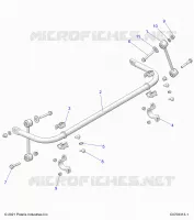 SUSPENSION, BARRA DI STABILIZZAZIONE, REAR