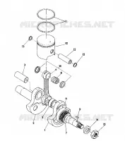 PISTONEEE   ALBERO MOTORE  STAR LITE (4921332133029A)