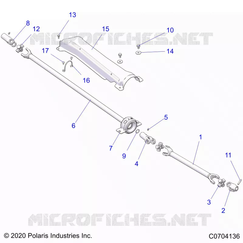 TRASMISSIONE, FRONT PROP SHAFT