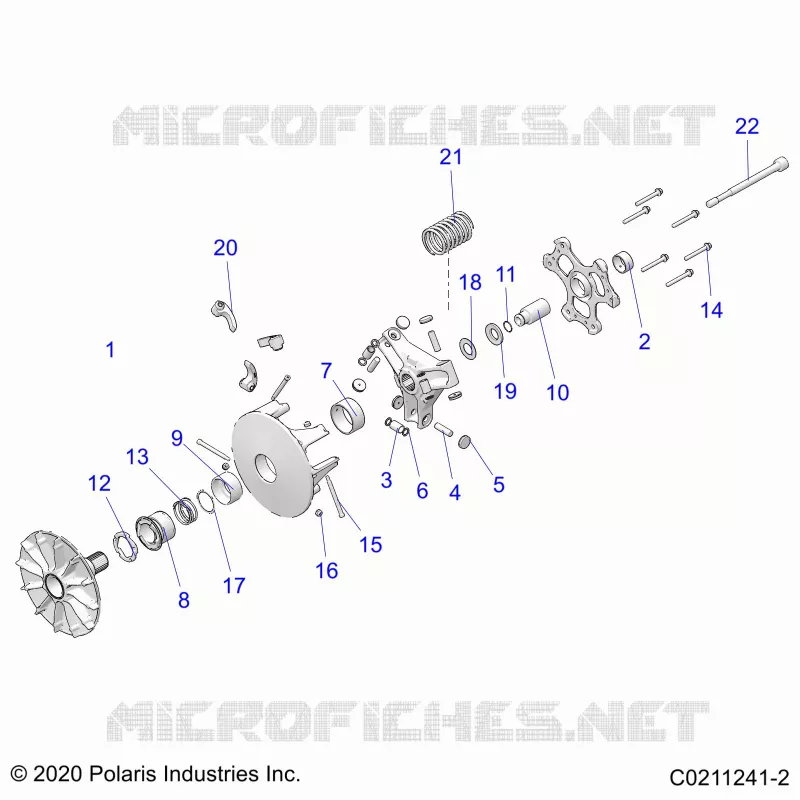TRASMISSIONE, PRIMARY CLUTCH
