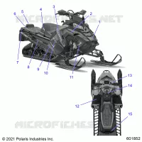 DECALS  XC, STEALTH GRAY SIDE PANEL OPTION