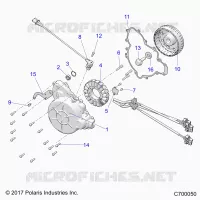 ENGINE, STATOR AND FLYRUOTA