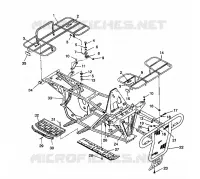 PARAURTI / PORTAPACCHI MOUNTING 2X4 350L W937539 (4924032403003A)