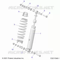 SUSPENSION, SHOCK ANTERIORE