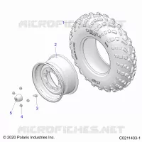 RUOTAS, FRONT TIRE