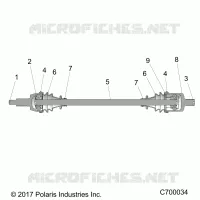 TRASMISSIONE, FRONT HALF SHAFT