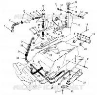 SISTEMA DI RAFFREDDAMENTO 600 XC 0971776 and EUROPEAN 600 XC E971776 (4937933793B003)