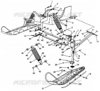 SOSPENSIONI ANTERIORI and SCIARE 440 XCR SP 0941660 (4927082708011A)