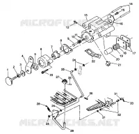 FRENO POSTERIORE/FOOT PEDAL ASSEMBLY Trail Blazer W937221 (4924082408023A)