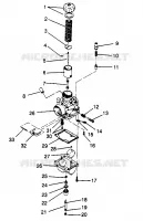 CARBURATORE LITE 0963433, EURO LITE E963433 AND LITE DELUXE 0963431 (4931663166C007)