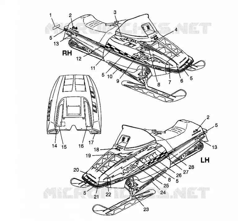 DECALS XCF 0981643 (4942774277A011)