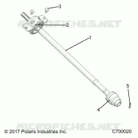 TRASMISSIONE, FRONT PROP SHAFT