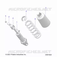 SUSPENSION, SHOCK ANTERIORE TRACK (7045714)